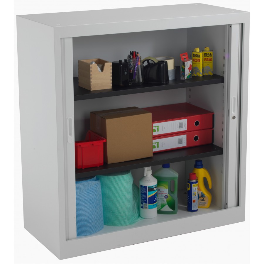 Olton Lockable Steel Storage Tambour 